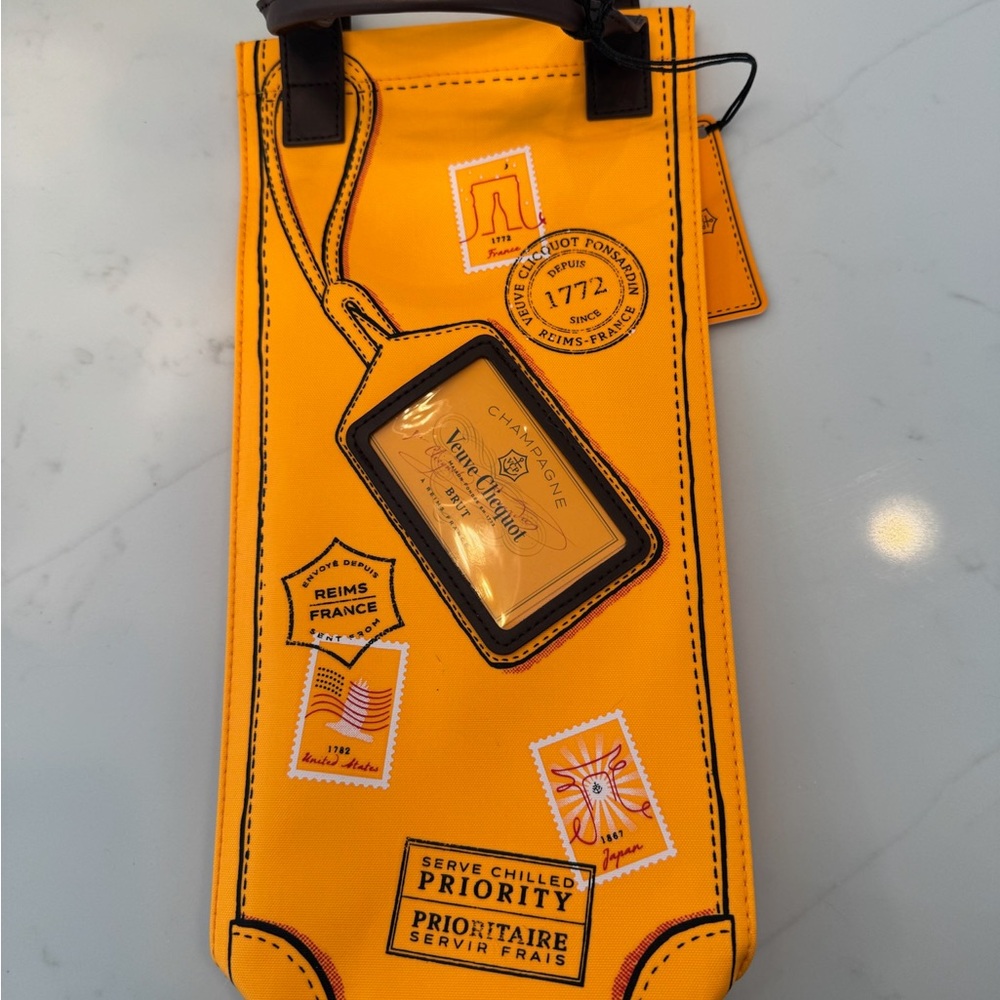 Vibrant Yellow Champagne Tote by Veuve Clicquot